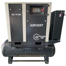 SCL 11 VSD на ресивері 500 л з осушувачем — компресорна станція 11 кВт