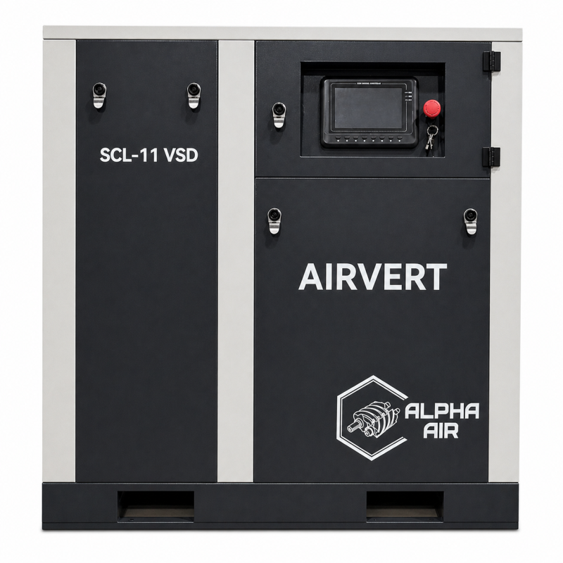 SCL 11 VSD — гвинтовий компресор 11 кВт (8–10 бар)