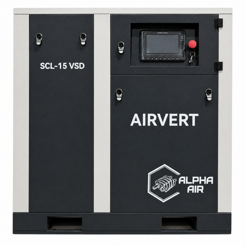 SCL 15 VSD — гвинтовий компресор 15 кВт (8–10 бар)