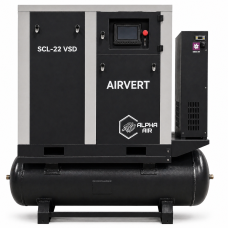 SCL 22 VSD на ресивері 500 л з осушувачем — компресорна станція 22 кВт