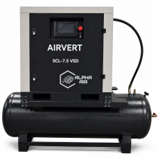SCL 7.5 VSD на ресивері 270 л — гвинтовий компресор 7.5 кВт