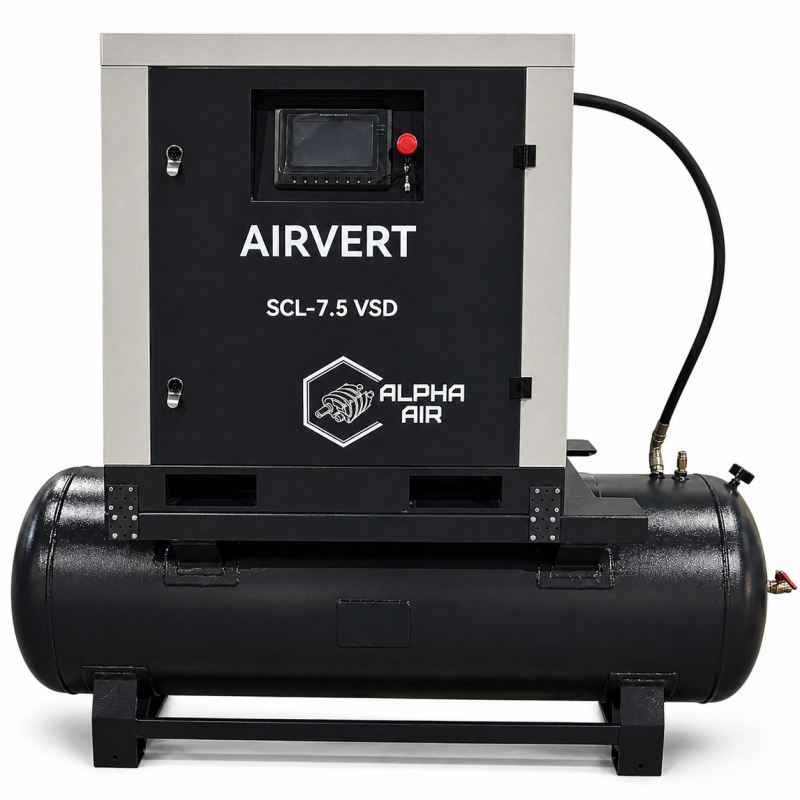 SCL 7.5 VSD на ресивері 270 л — гвинтовий компресор 7.5 кВт