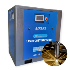 Компресор гвинтовий для лазерного різання Rotorcomp Airera LGCD-15 D F 15 кВт 16 барів Для тяжких умов! IP55