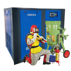 Компресор гвинтовий для ПІСКОСТРУЮ Rotorcomp Airera LGCD-30 D B 30 кВт Для тяжких умов! IP55