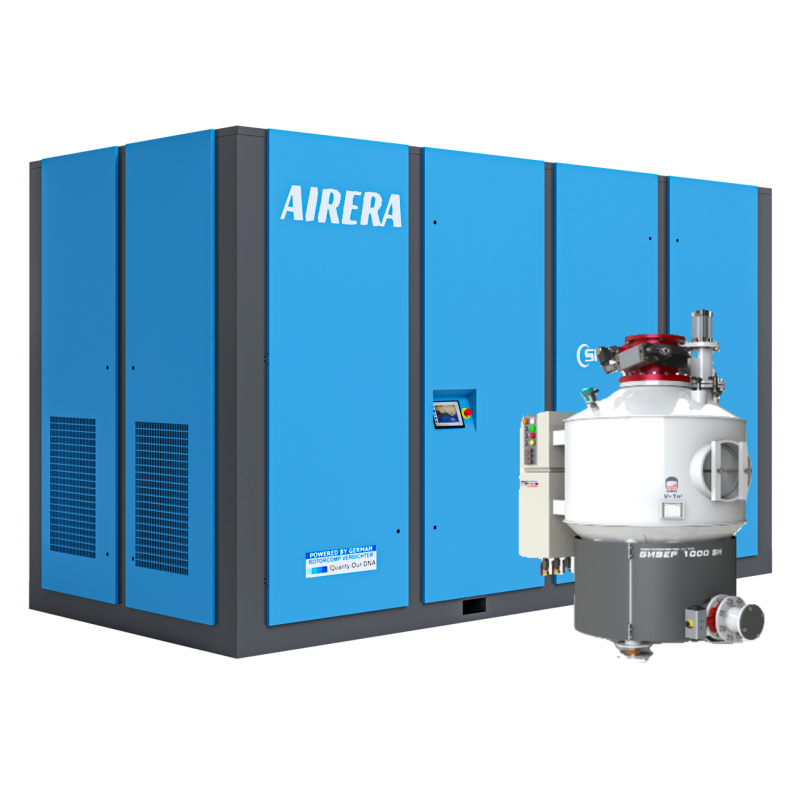 Компресор гвинтовий для пневотрансорту Rotorcomp Airera LGCD з частотним перетворювачем Для тяжких умов! IP55