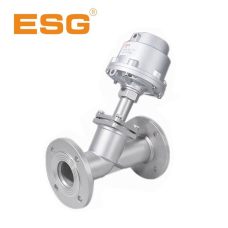 Сідельний фланцевий відсічний клапан із нержавіючої сталі Dn65