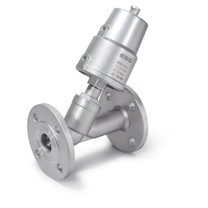 Сідельний фланцевий відсічний клапан із нержавіючої сталі 15