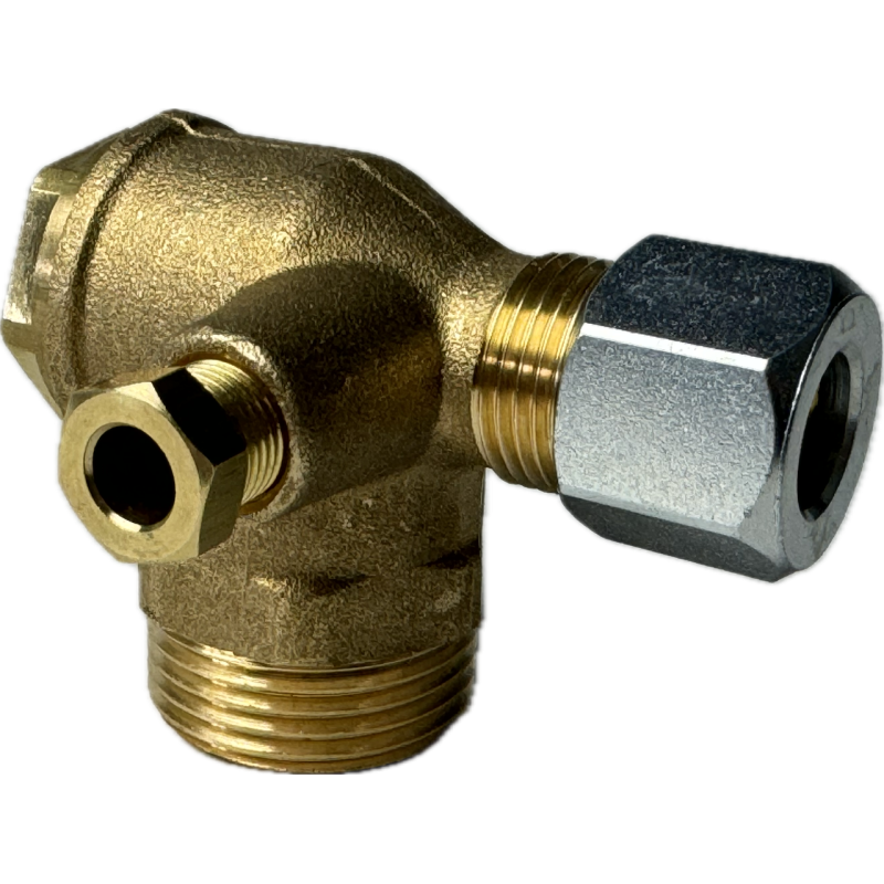 Клапан зворотний 3/4 під трубку 10 мм Клапан зворотний 3/4 під трубку 10 мм