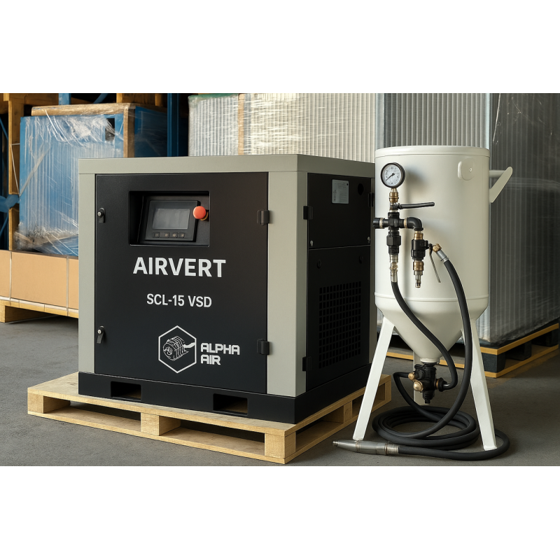 Компресор AIRVERT для піскоструминних робіт Компресор AIRVERT для піскоструминних робіт