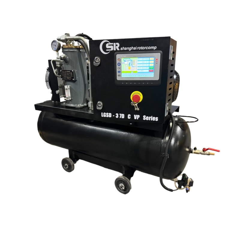 Компресор гвинтовий Rotorcomp LGSD-3.7 DC VP з частотним перетворювачем та ресивером